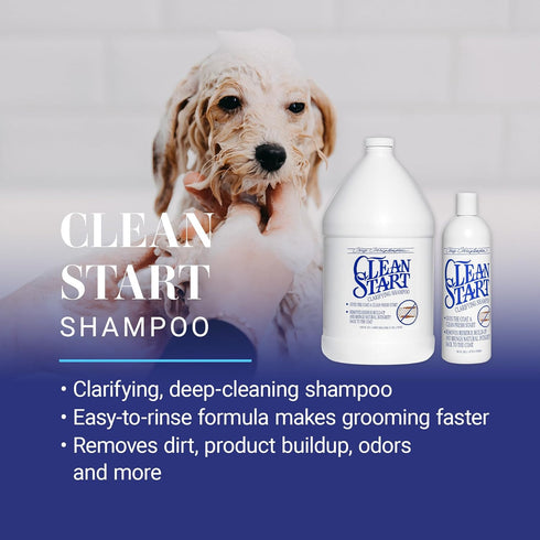 (16 Chris Christensen Clean Start Clarifying Dog Shampoo - Pro-Vitamin Formula That Wont Strip The Coat! Removes