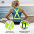Running Vest Chest Phone Holder, Reflective Safety Gear for Dog Walking, Cycling - Adjustable Waist/Shoulder