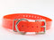 Sparky Pet Co Neon Orange Roller Buckle High Flex Dog Collar, 3/4", Compatible with Garmin