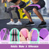 Resistance Bands for Legs and Butt, Thick Wide Stretch Fitness Bands, Non-Slip Workout Loop Bands for Women