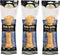 Fieldcrest Farms 9'' Natural Rawhide Alternative Knotted Bone for Dogs - 3 Count - Premium Digestible Chews