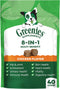 Greenies Dog Supplements 8-in-1 Multi-Benefit Dog Vitamins and Supplements Chicken Flavor, 7.76