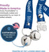 Handcrafted Dog Doorbell for Potty Training, Easy & Quick, Doggie-Safe USA-Made Dog Door Bell