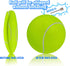 Giant 9.5" Dog Tennis Ball, Large Pet Toys for Small Medium Large Dogs with Inflating Needles