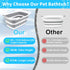 ddLUCK Multi-Functional Collapsible Dog Bathtub with Drainage Hole, Portable Foldable Small Pets Bathtub, Washing Tub