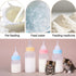 ASEVAT 4 oz 3PackPet 3pcs Feeding Bottle, Anti-Choking Puppy Feeder Design,with Replaceable and Reusable Silicone