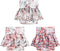 CuteBone Female Dog Diapers with Skirts 3 Pack Reusable Puppy Dresses Pants