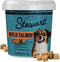Stewart 100% Wild Salmon Dog Treats, 2.75 oz Tub, ~55 Pieces, Freeze