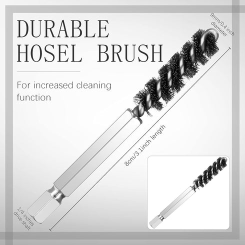 Golf Clubs Head Hosel Brush and Wire Brush Cleaning Tool for Iron and Wood (2 Pieces)