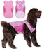 2 Pack UPF 50+ Sun Protection Dog Shirt, Lightweight Sports Fan T-Shirts for Medium Dogs, Reflective Strip