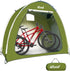 Outdoor Bike Covers Storage Shed Tent, Waterproof Fabric for 2 Bicycles or Tricycles