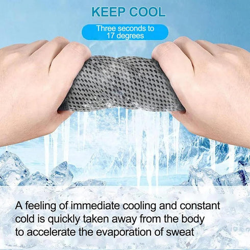 Generic 23.6x11.8in Cooling Hooded Towels - Cold Neck Wraps, Instant Chill Towels Uv Protection Outdoor Heat Relief |