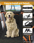 100% Hammock 60" 64" Victoper Dog Car Seat Cover, Heavy Durable Dog Seat Cover for Back Seat, Waterproof Scratch Proof