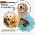 Dog Chew Toys for Aggressive Chewers - Indestructible Tough Squeaky Toys for Small/Medium/Large Breeds, Donut Brown