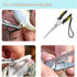 Long Nose Fishing Pliers, Stainless Steel Hook Remover Split Ring Pliers with Lanyard for Fishing