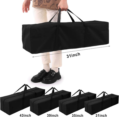 MtuxuYR 600D (1, 31.4 7.8 7.8Inch) Camping Chair Bag Replaement Oxford Large Space Zipper Closure with Double Handle *