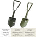 REDCAMP 22.8'' Military Folding Camping Shovel, High Carbon Steel Entrenching Tool with Cover