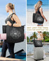Gonex Yoga Mat Bag, Yoga Gym Bag Tote Bag with Multi Pockets For Women Men, Canvas Yoga Mat Carrier Take in Out Mat