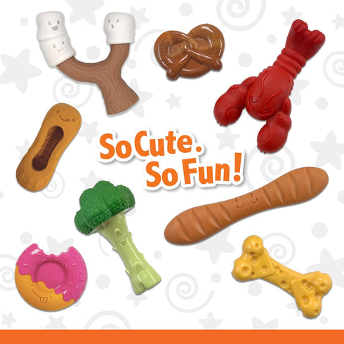 Nylabone Power Chew Donut Dog Chew Toy, Durable Bacon Glazed Flavor for Aggressive Chewers