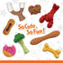 Nylabone Power Chew Donut Dog Chew Toy, Durable Bacon Glazed Flavor for Aggressive Chewers
