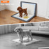 34.8" 24.1" Dog Pee Pad Holder, Fits Up to x Silicone Puppy Potty Training Tray with Raised Edge Non-Slip Bottom