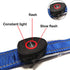 SSZYace Adjustable LED Horse Breastplate Collar, Nylon Night Flashing Light Bar Harness with 3 Modes (Blue)