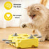 Generic Self Play Cat Toys - Non Slip Funny Cheese Food Dispenser,Interactive Cat Treat Dispenser Toy,for Indoor Kitten