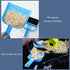 SEIS 3 Pack Hamster Mini Dustpan and Broom Set, Blue, Guinea Pig Classical Besom for Small Animal Cage Cleaning