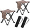 TRIPLE TREE 2 Pack Camping Stool, 13.8 Inch Camouflage Portable Folding Stool