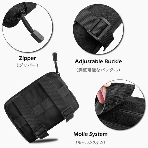 TRIWONDER Tactical Molle Cigarette Pouch - Small Military Bag for EDC Utility, Battery, and Card Holder
