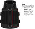 ICEFANG GN3 Tactical Dog Harness, Dog Molle Vest with Handle, No Pulling Front Clip, 6X Buckle, X-Small, Black