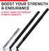 Zenooze's Power Twister Flex Bar - Ultimate Upper Body Exercise Equipment for Strengthening Chest, Shoulders, Biceps,