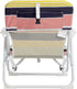 DESIGNSCAPE3D 5lbs, 22 23.6 24.8 inches Portable Folding Beach Chair, Lightweight Steel Frame, Multi-Color Fabric, x x