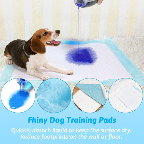 13" 18" 100 Fhiny Rabbit Pee Pads, x PCS Disposable Bunny Cage Liner Leak-Proof Super Absorbent Potty Training Pad