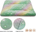 Cat Dog Bed Mat & Blanket, Reversible Pets Crate Pad Bed Mat, Ultra Soft Warm Fleece for Small Puppy Kitty, Washable
