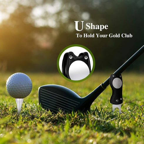 Sumind 22 Pcs Golf Accessory Kit, Includes Golf Towel, Marking Pens, Line Marker, Brush, Tee Holder, 12 Tees, Repair