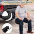 gjkldcvb 2'' Hitch Toilet Seat with Soft cushion, Portable Restroom Trailer, Heavy Duty Powder Coated Carbon Steel
