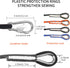 NewDoar Climbing Rope, High Strength Accessory Cord with 2 Steel Hooks for Outdoor Rescue and Safety