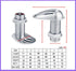 Stainless Steel 316 Boat Intake Strainer, Thread Thru-Hull Marine Pump Hose Fitting with Rubber Washer Gaskets