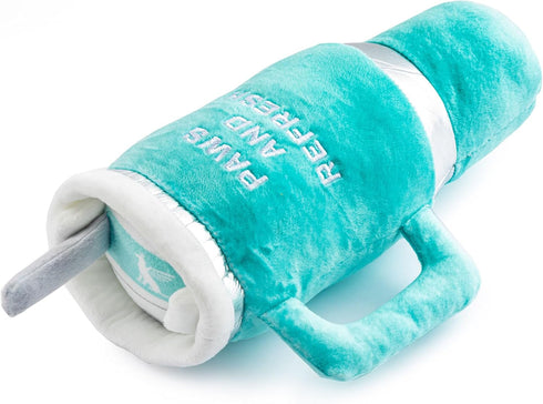 Haute Diggity Dog Snuggly Cup, Plush Designer Dog Toy with Interactive Squeaker, Machine-Washable for All Breeds