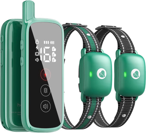 Dog Shock Collar with Touch Screen, E-Collar with Security Lock, 3 Training Modes, Waterproof for All Breeds