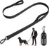 Laqibak Heavy Duty Dog Leash, Double-Sided Reflective, 6 FT with Double Handle, Lockable Safety Carabiner for Medium &