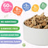 Freeze Dried Chicken Heart Pet Treats - High Protein Freeze-Dried Pet Food for Dogs, Cats, 3.2oz, Rawhide Free, Gluten