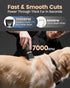 4 1 2000mAh 2-Speed Trimmer PAPMINI in Dog Grooming Kit for Thick Hair, Heavy Duty Dog Clippers for Grooming, Low Noise