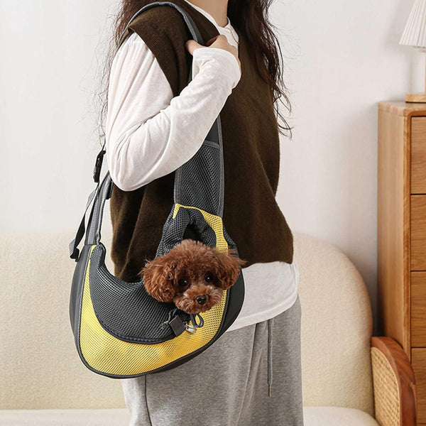 Pet Sling Carrier, Small Dog Sling Carrier, Puppy Cat Carrying Bag Purse