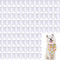 Kacctyen 100 Pcs Sublimation Blank Dog Bandanas Heat Transfer Washable Triangle Scarf