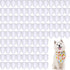 Kacctyen 100 Pcs Sublimation Blank Dog Bandanas Heat Transfer Washable Triangle Scarf