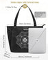 Gonex Yoga Mat Bag, Yoga Gym Bag Tote Bag with Multi Pockets For Women Men, Canvas Yoga Mat Carrier Take in Out Mat