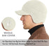 Winter Hats for Men - Fuzzy Fleece Lined Beanie with Ear Flaps and Visor Brim for Outdoor Warmth