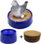 6PCS Pigeon Nest Bowl, Plastic Bird Nest with Coconut Palm Mat for Racing Pigeons, Doves, and Small Birds